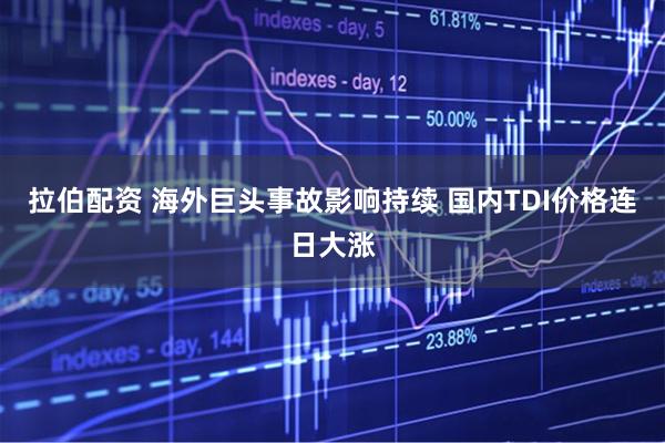拉伯配资 海外巨头事故影响持续 国内TDI价格连日大涨